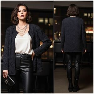 Cote D'Azur Evening S Vintage 90s Glam Old Money Gala Yacht Silk Beaded Blazer